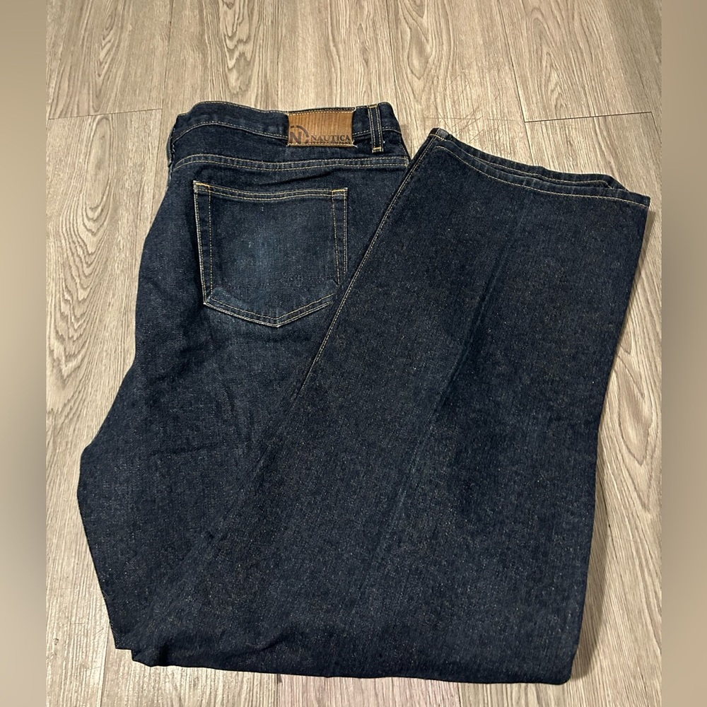 Men’s Nautica Jeans 42x32 pre-own very good condition baggie pants